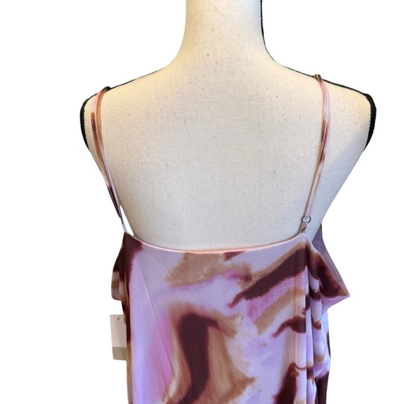 NWT BP.  Lace Cami Mesh Minidress - Tunic Purple Mineral Abstract Size 3X - Picture 8 of 13